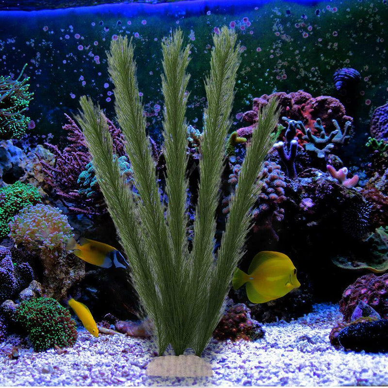 Plastic Artificial Grass Turtle Fish Tank Plant Viewing Aquarium Ornaments