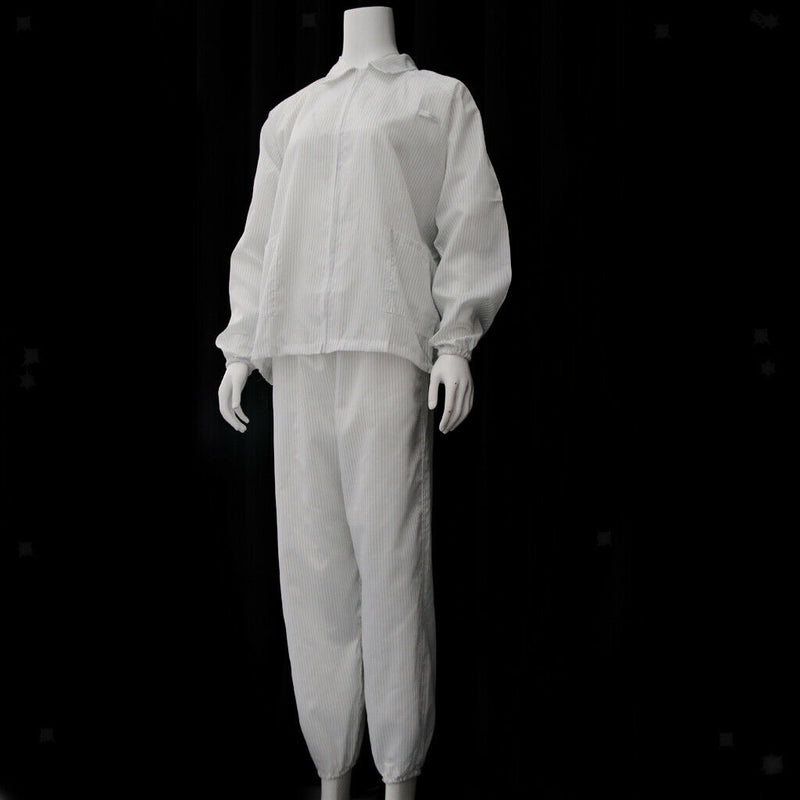 Protective Dustproof Anti-static Clothes for Auto Repair Work  White