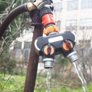 2 Way Garden Hose Splitter 360Â° Whirl Heavy Duty Hose Splitter, Highly Dura