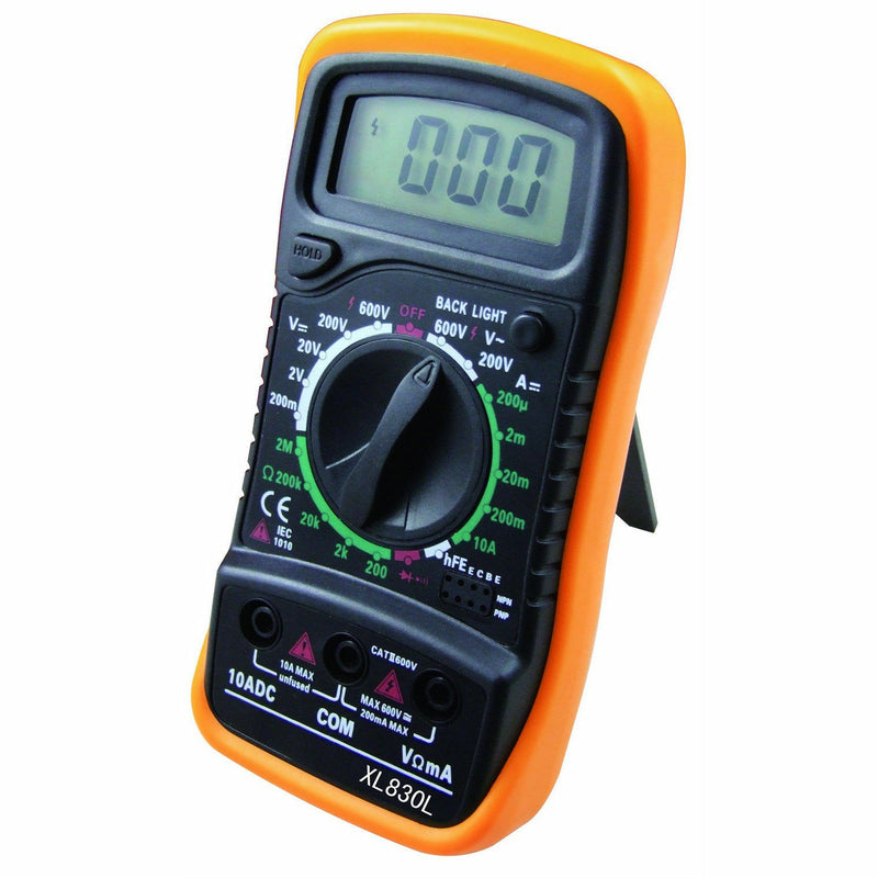 Digital Multimeter AC DC Voltmeter Ammeter Ohmmeter Volt Tester Meter XL-830L AU