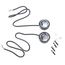 2pcs white fish eye drl led projector fog light daytime running light led bul-OZ