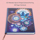 DIY Mandala Special Shaped Diamond Painting 100 Pages Notebook Sketchbook