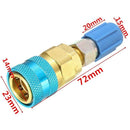 High and Low Side Expansion Adapter R134A Freon Quick Connector Adapter Aut