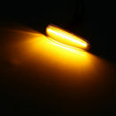 2 Pieces Car Side Marker Light Smoke LED Side Fender Turn Signal Light Lamp N7G2