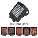 64 LED Wireless Remote Bicycle Rear Tail Turn Signals & Brake Light Rechargeable
