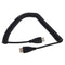 Double Male HDMI V1.4 Coiled Cable Lead Extension Cord Stretch 50cm to 2m