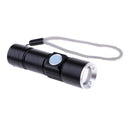 High-Powered LED Flashlight Zoomable Handheld Portable Ultralight Torch Lamp