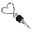 3pcs Elegant Heart Shaped Red Wine Bottle Stopper Twist Practical Wedding F W2S4