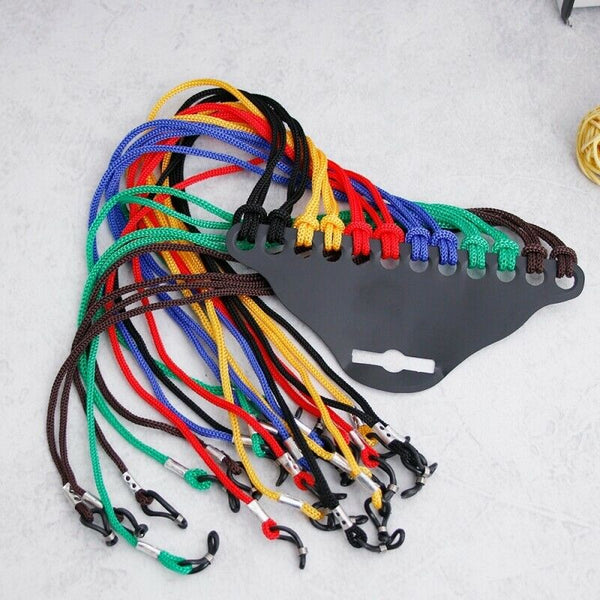 Best 12 Pcs Colorful Eyewear Nylon Cord Reading Glass-Neck Strap Eyeglas OVH