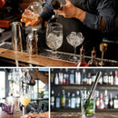 Stainless Steel Cocktail Shaker Bar Set Tools With Martini Mixer Double Mea