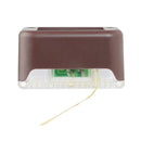 4pcs Solar LED Stair Lamp Waterproof Outdoor Landscape Wall Light (Brown)