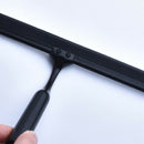 1pcs Bathroom Squeegee Glass Squeegee Cleaner Shower Window Wiper Black