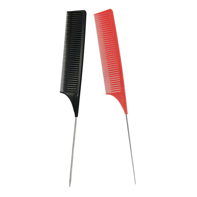 2x ABS Fine Weave Highlighting Foiling Hair Comb