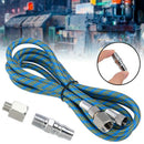6FT(1.8m) Airbrush Air Hose Tool 1/8"-1/4" Adaptor fitting Coupling - OZ