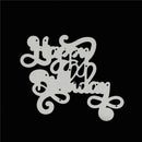 Happy Birthday Alphabet Metal Cutting Dies For  Scrapbooking Album Paper Card JR