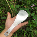 MagiDeal Cooking Tool Soup Rice Spoon Titanium Shovel For Outdoor Picnic BBQ