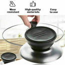 Durable Cookware Universal Replacement Pot Lid Cover Knob Handle - Black/Round
