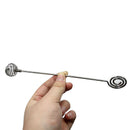 Stainless Honey Dipper Swizzle Spoon Stick Egg Beater Mixing Whisk Tool LJ