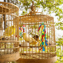 Birds Swing Toys,Parrots Chewing Hanging Perches With Bells Toys For Love B
