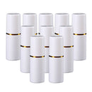 10Pcs Refillable Empty Spray Bottles Alcohol Bottle Travel Containers White