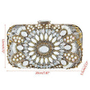 Women Retro Evening Shoulder Bag Bridal Clutch Party Prom Wedding Handbag Beaded