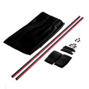 2Pcs Luxury Black VIP Car Van SUV Window Curtain UV Sunshade Visor Kit Uni XTR