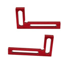 2pcs 90Deg Precision Positioning Squares Right Angle Clamps Carpenter Tool