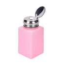 200ML Liquid Alcohol Press Nail Polish Remover Dispenser Pumping Bottle  Z