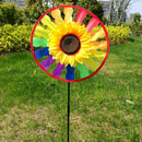 New Yard Garden Outdoor Decor Sunflower Windmill Whirling Wind Spinner Kid To ME