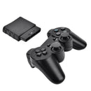 Wireless Gamepad Vibrator 2.4G Game Controller Joystick with Receiver for PS2
