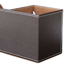 1pcs PU Leather Multi-function Desk Stationery Organizer Storage Box Pen/Pe