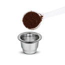1pcs For Nespresso Reusable Stainless Steel Coffee Capsule Cup Refillable Pod