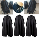 3Pcs Large Hairdressing Salon Hair Cut Cape Hair Dyeing Gown Capes Black