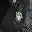 Creative Clothing Bag Alloy Badge Women Sculpture Pattern Brooches Jewelry