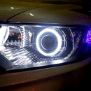 60MMCar 12V COB LED CCFL  Rings Angel Eyes DRL Fog Light Head Lamp White