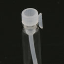 60X, Empty Mini Premium Trial Bottles, Refillable Clear Glass Vials Jars with