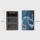 Mamen LP-E5 LPE5 LP E5 LI-ION USB LCD Dual Battery Charger for EOS Rebel XS