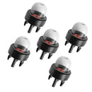 5 Pieces General Snap-In Primer Fuel Bulb for Stihl / Weed Eater / McCulloch