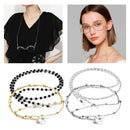 4x Metal Acrylic Beads Eyeglasses Chains Retainer Chain Around Neck 4 Styles