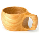 Wood Mug, Tea Cup, Novelty Coffee Mugs - Rubberwood I8G2