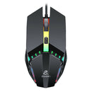 USB LED Backlit RGB Wired Gaming Mouse 1600 DPI Office Home Mice with Side