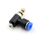 Air Angle Flow Control Valve Tube Pneumatic Push In Fitting3C
