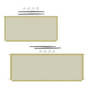 2Pieces Portable Puppy Safety Fence Pet Isolation Gate for Doggies Indoor