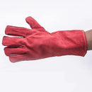 Leather Welding Glove Long Thick Heavy Heat Resistant Gloves For Grill PSK JRD
