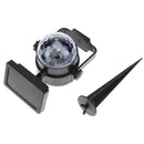 Solar LED Carnival Moving Colour Changing Spotlight Garden Light Party L6L9