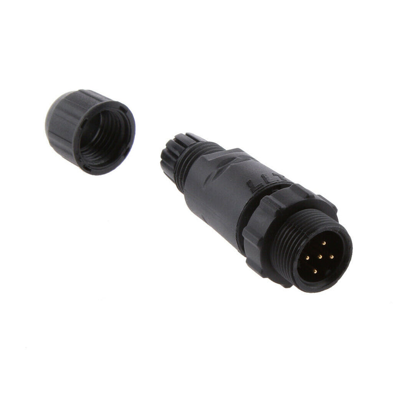 5A IP68 Waterproof 5 Pin Way Waterproof Electrical Wire Connector Plug