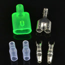 10set bullet terminal car electrical wire connector diameter 4mm 1female:2male3C