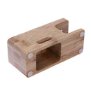 Wooden Mobile Phone Charger Holder Smart Watch Desktop Charging Stand Base Gi