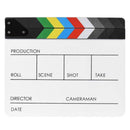 Acrylic Colorful Director Video Scene Clapperboard Clapper Board Cut Prop