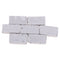 1/16 Scale House Wall Building 50x Gray Bricks 1.7x0.9cm for Sand Armor Land